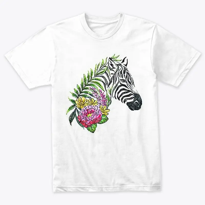 Floral Zebra