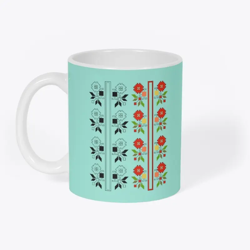 Bulgarian Shevitsa Green Mug